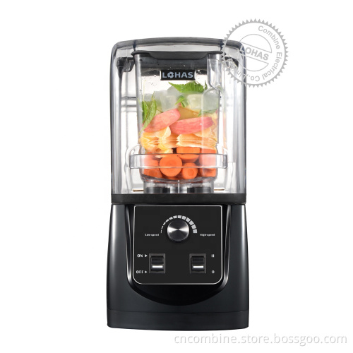 Commercial Blender: 4Hp Large Capacity Multifunction Kitchen Restaurant Blender